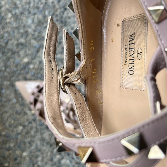 Valentino Garavani rockstud patent leather ballet flats - Picture 5 of 6